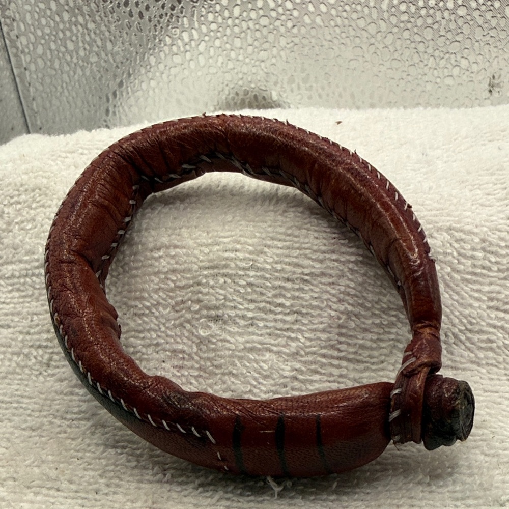 Bohemian/African Brown Leather Bracelet
